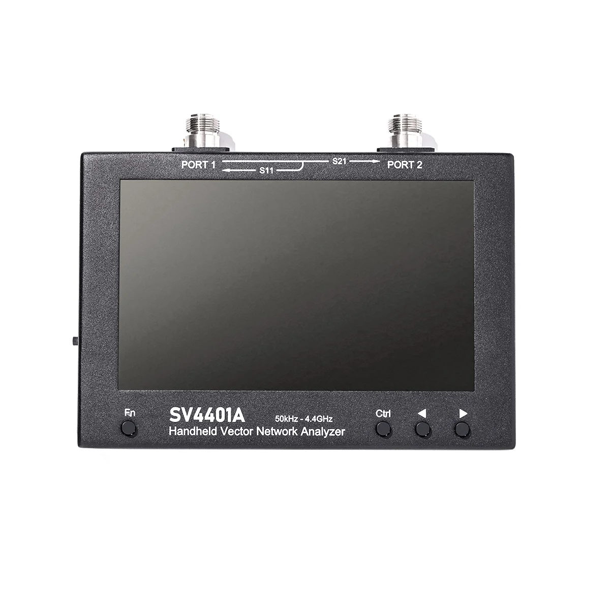 Vector Network Analyzer 7 Inch Touch LCD SV4401A 50KHz -4.4GHz HF VHF UHF Antenna Analyzer Of NanoVNA VNA Black