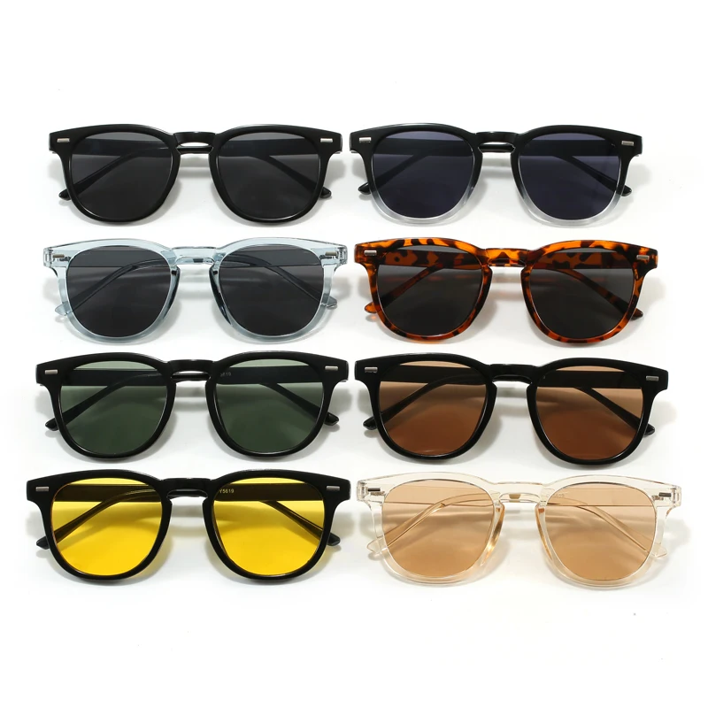 Retro Round Frame Sunglasses Men Vintage Brand Designer Sun Glasses Fashion Multi Color Shades UV400 Eyewear Goggles Women