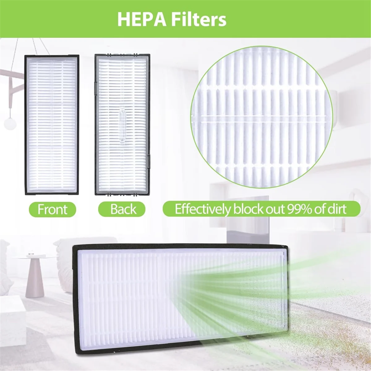 Replacement Parts Kit for Roborock S8 Pro Ultra Robot Vacuum, Accessories Ain Side Brush Hepa Filter Mop Cloth Dust Bags