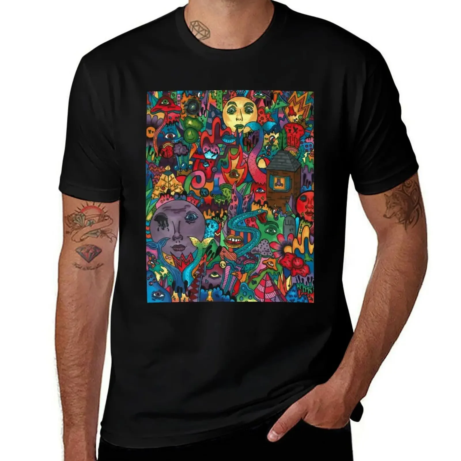 Everything Doodle T-Shirt customizeds anime mens graphic t-shirts