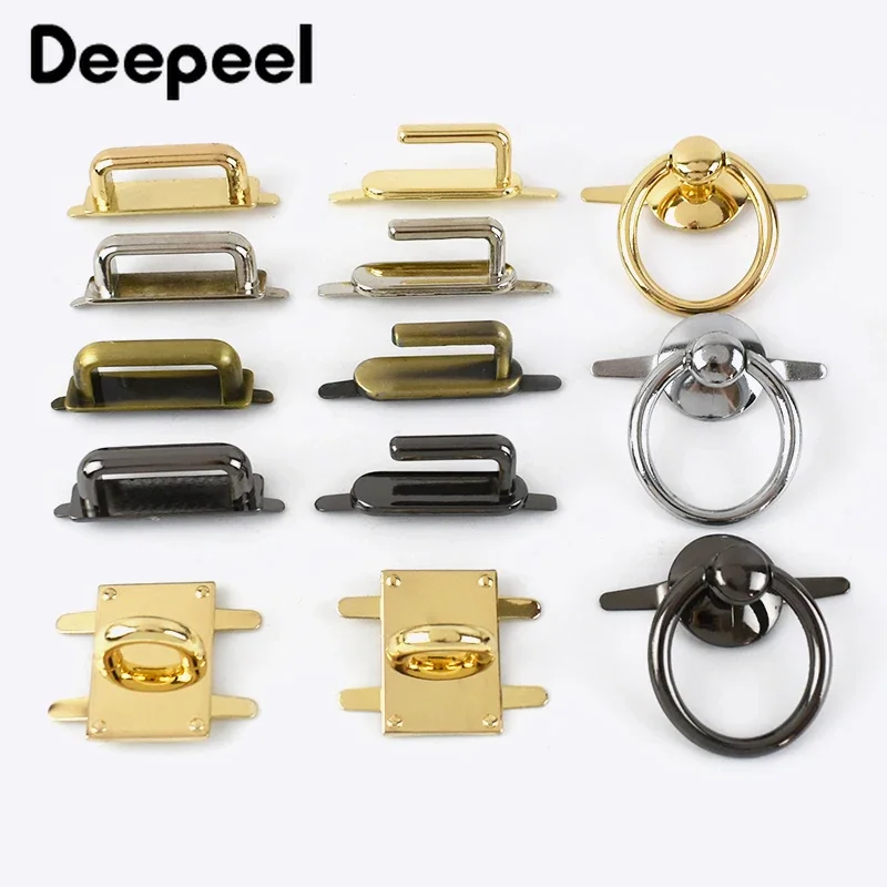 Deepeel-Connecteur de pont à anneau en D, 25mm, 31mm, 35mm, 5 pièces, boucles métalliques, cintre, sac, clip, fermoir, quincaillerie, décoration,