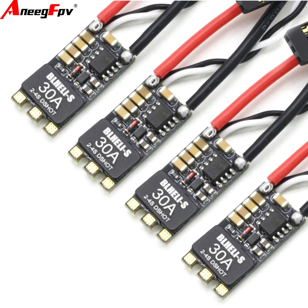 1 / 4 pcs 30A-S 30A - S ESC BLHeli_S OPTO 2-4S Supports Mulitshot Oneshot42 OneShot125