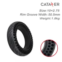 10 Inch 10x2.75 Honeycomb Solid Tire Electric Scooter Tubeless Tyre for City Road Kugoo M4 Pro/ Haerlags H6/ Evercross