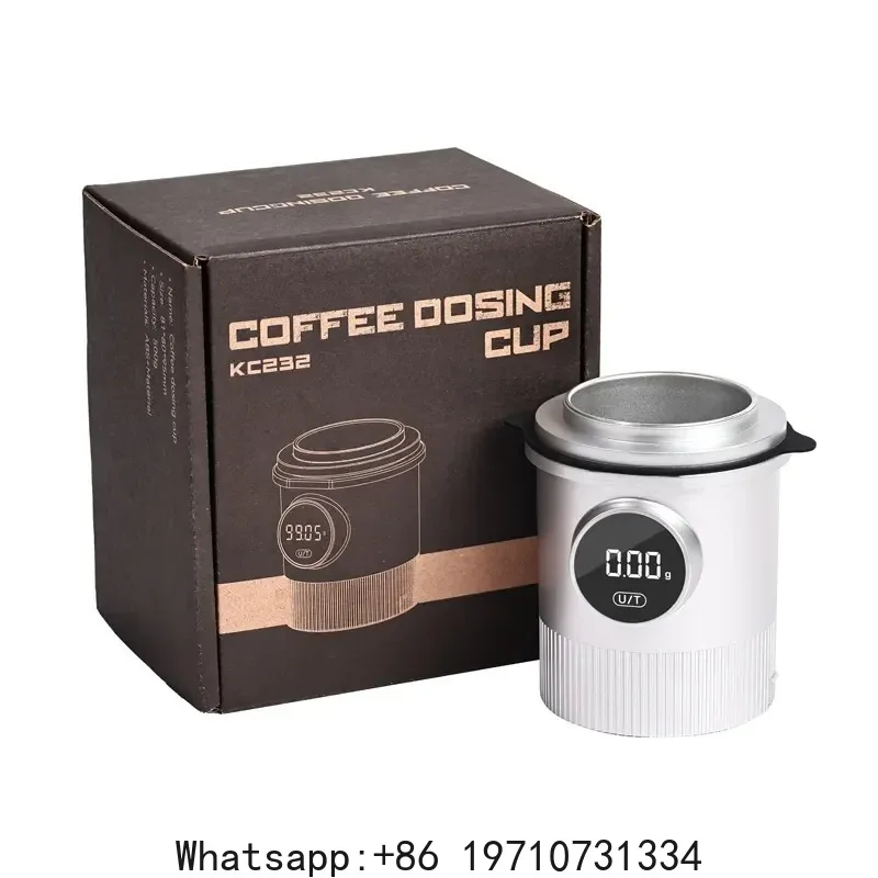 Digital Coffee Weighting Lcd Kitchen Espresso Electronic Weighing Scale Coffee Dosing Cup KC232 Cup Scale 500g