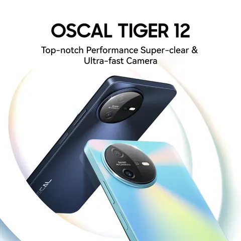 Blackview OSCAL TIGER 12 스마트폰, 안드로이드 13, Helio G99, 6.78 인치, 120Hz, 2.4K 디스플레이, 휴대폰 24GB, 256GB, 64MP