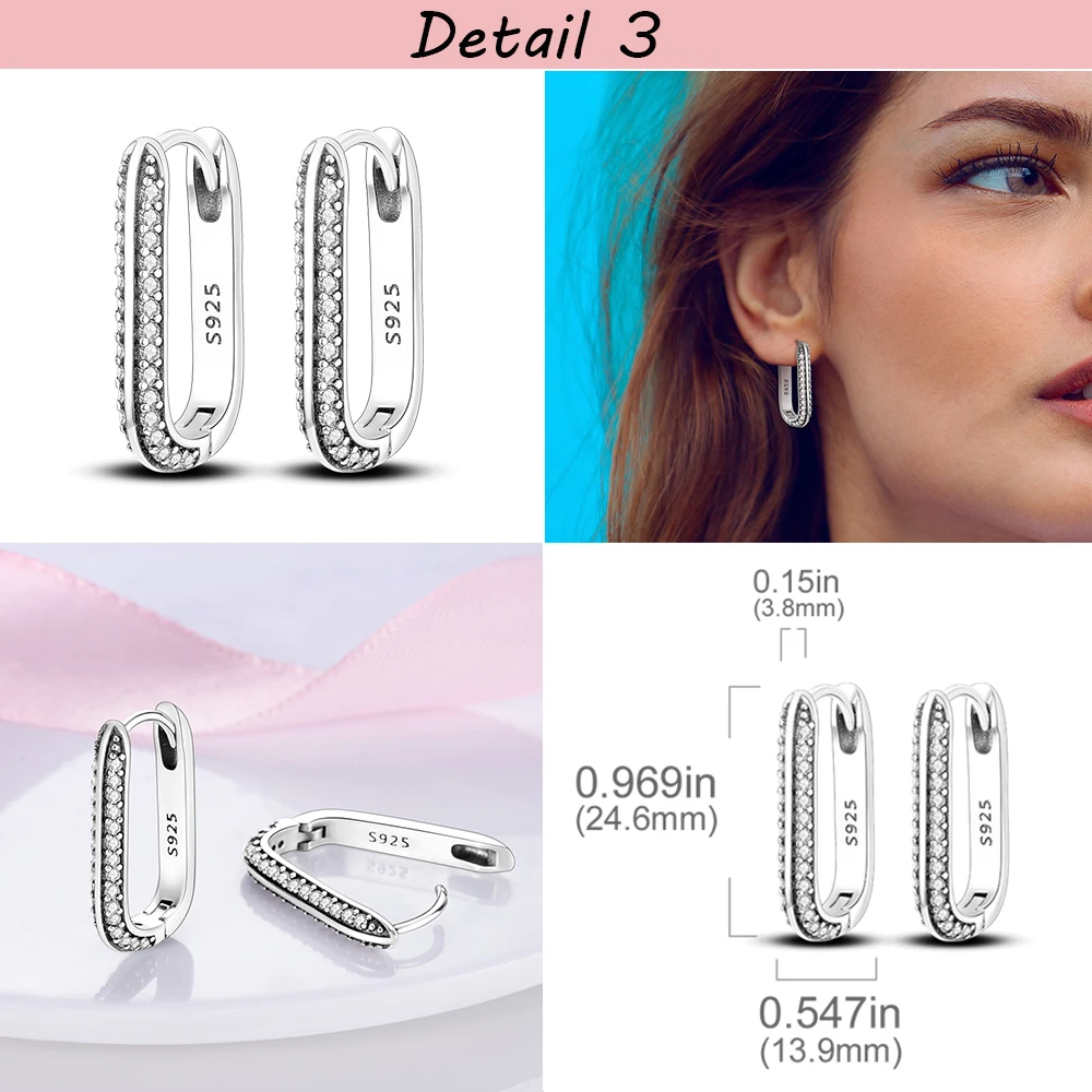 925 الفضة القلب تشيكوسلوفاكيا مكعب الزركون جولة ديزي زهرة الثلاثي وأقراط للنساء الفضة 925 الأصلي مجوهرات الأزياء 2024 #4