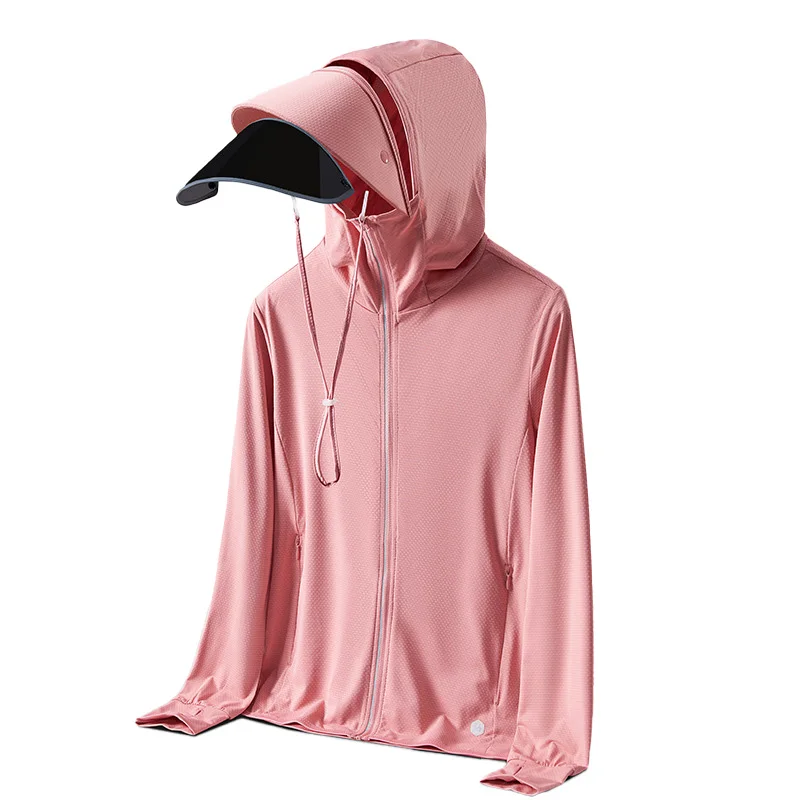 Women Wearable Breathable UPF50 Sun Protection Shirt Comfortable Soft Fabric Summer Outdoor Casual Tops