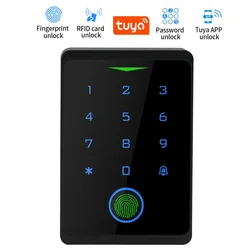 Tuya APP WiFi accesso alle impronte digitali sicurezza e protezione controllo accessi serratura elettrica blocco delle impronte digitali scheda RFID 125khz