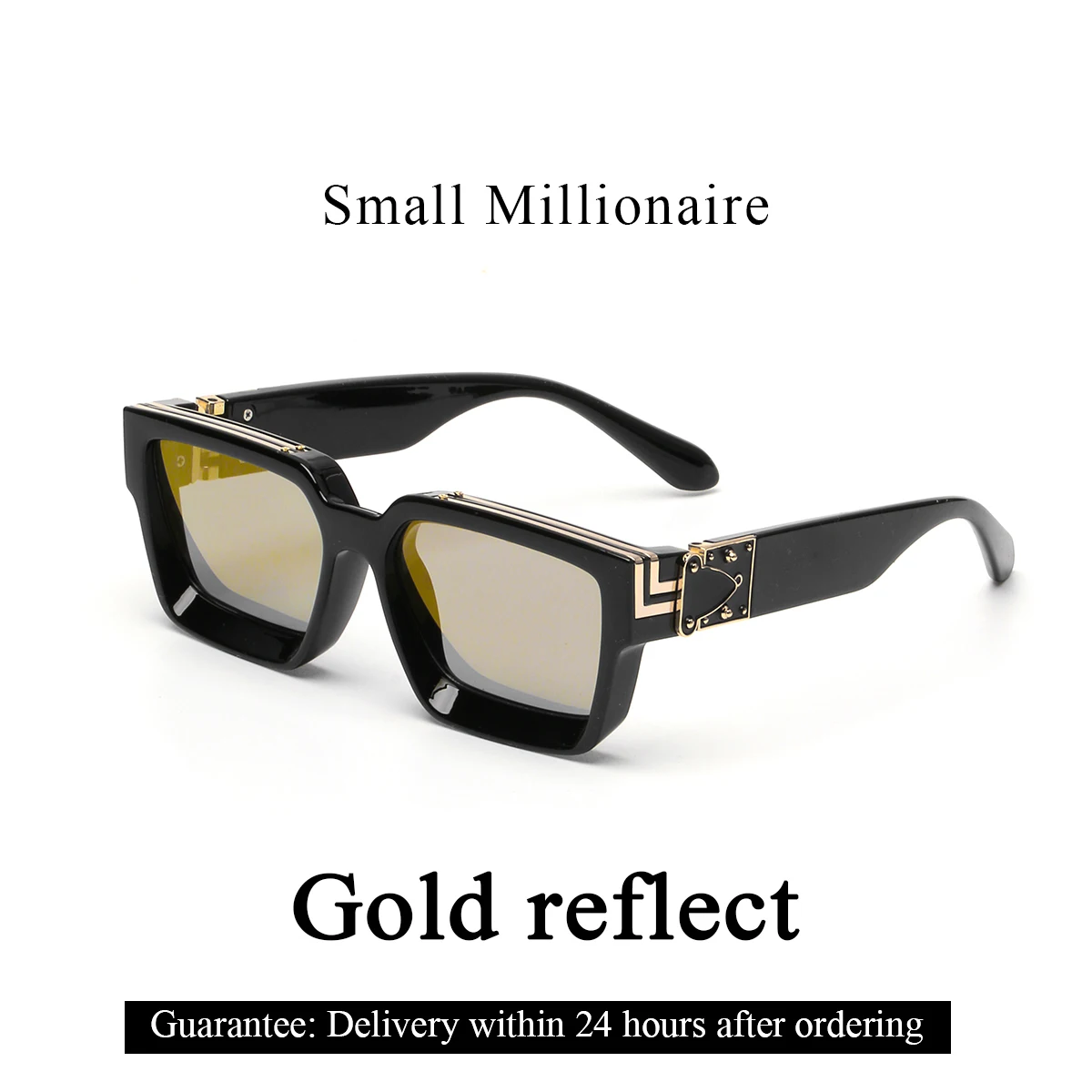 Ruiao Millionaire Sonnenbrille Schwarz 8