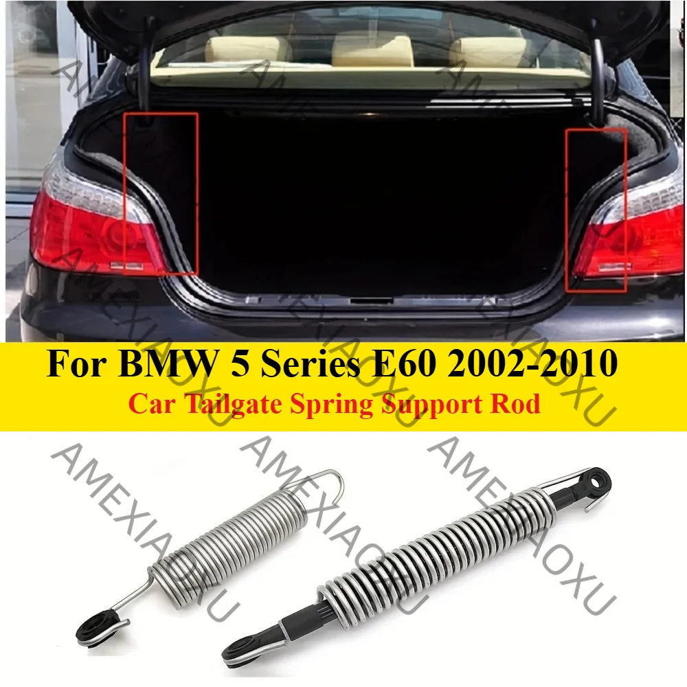 For BMW 5 Series E60 Car Left Right Trunk Shock Absorber with Spring Sedan Durable & Practical 51247045884 51247141490 2002-2010