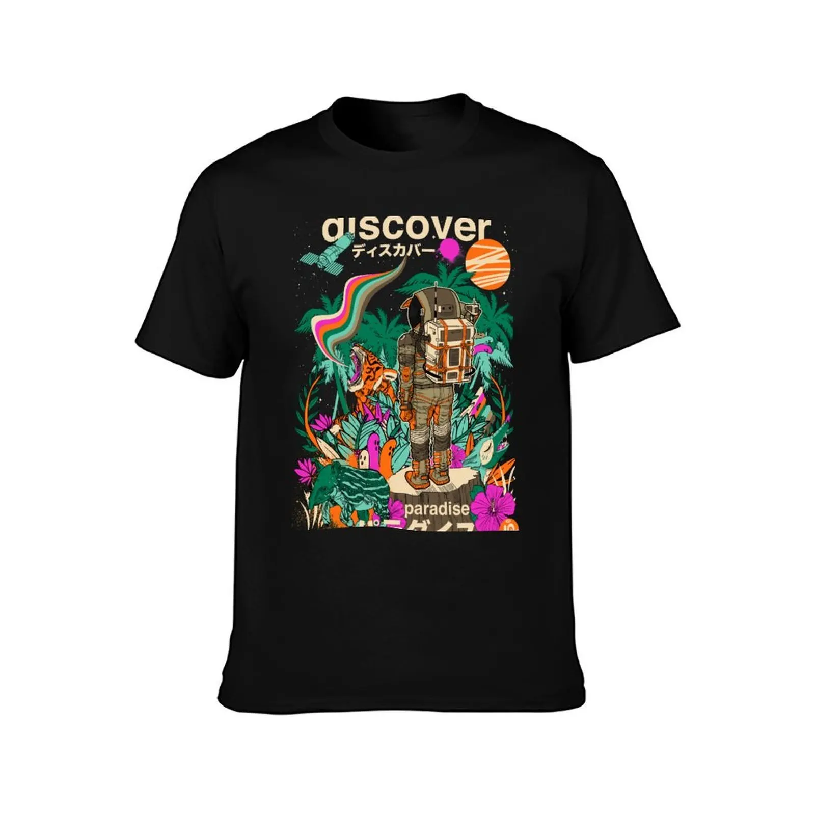 Discover Paradise T-Shirt t shirts for man graphic vintage T-Shirt