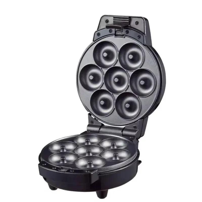 Kitchen Mini Multifunctional Cake Pop Donut Waffle Maker, Adjustable Temperature Control, Non-Stick Pot Coating