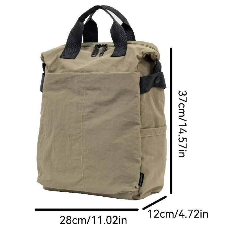 Fashion and Casual Men's and Women's Backpacks with Large Capacity and Multiple Pockets, Zipper Closure, Computer Compartment