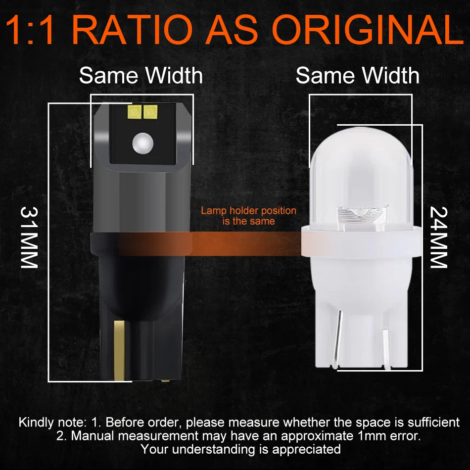 أوسرام LED T10 6000K W5W 194 LEDriving SL Advance 6000K مصابيح قراءة السيارة البيضاء مصابيح الباب الضوء الداخلي 12 فولت 1.5 وات 2980CW، زوج #5