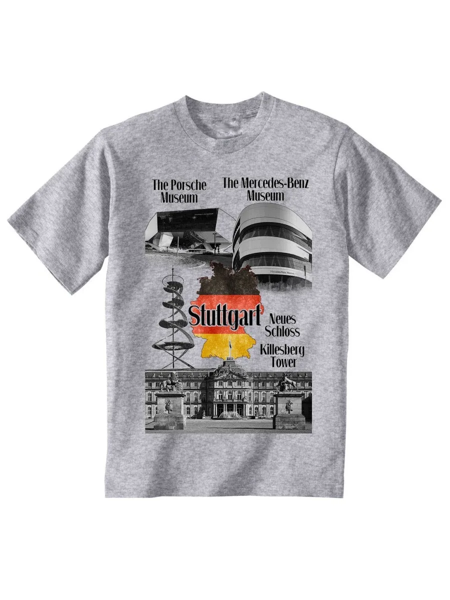 Germany Stuttgart T-Shirt. Summer Cotton O-Neck Short Sleeve Mens T Shirt New S-3XL