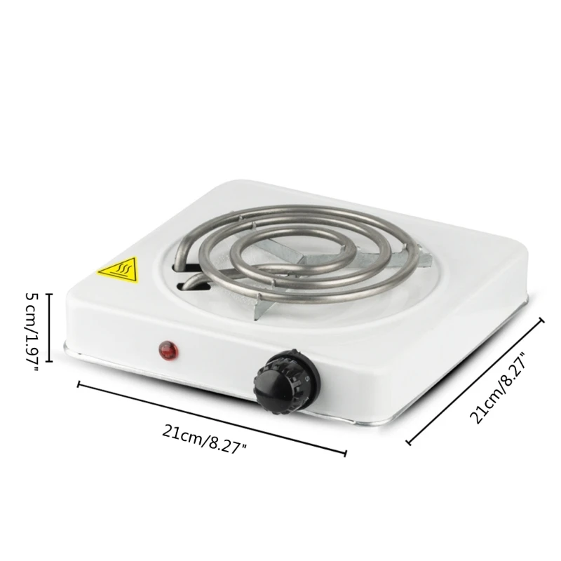 Electric Hot Plate for Cooking Portable Single 1000W Cast Iron hot plates Heat-up in Seconds Temperature Dropship