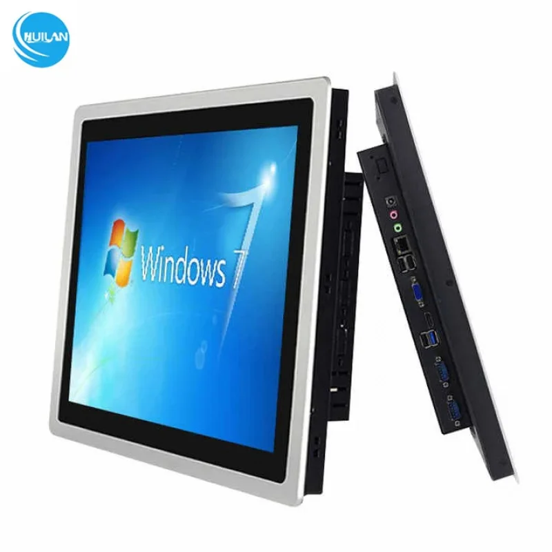 10 12 15 17 19 Inch Embedded Ip65 Waterproof Capacitance All In One Computer Industrial Touch Screen Panel Pc
