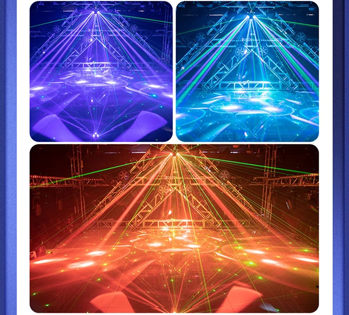 12X15W LED Strahl Moving Head Licht RGBW 4IN1 Super Bee Eye Strobe RGB Laser Licht DMX512 DJ Disco Bühne Party Prom Bar Club – Detail 5