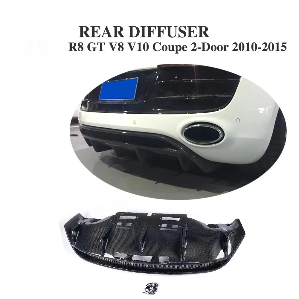 

Carbon Fiber Rear Diffuser for R8 GT V8 V10 Coupe 2-Door 10-15(Fits:R8)