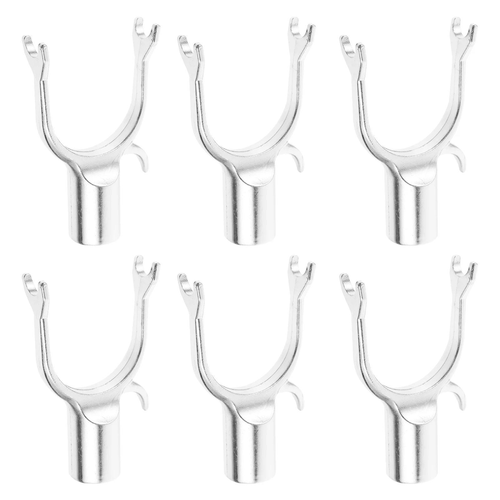 6 Pcs Orchard Fruit Tree Support Fork Plant Compression Bracket Metal Branch Aluminum Alloy Straightening Tool Branches Trunk