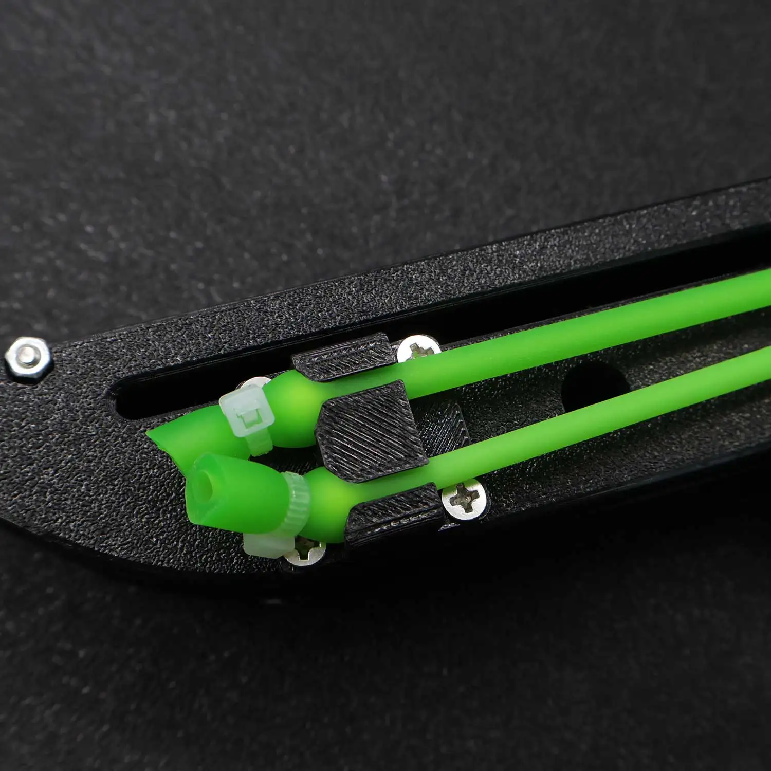 Zusammenklappbare Schleuder-Gummiband-Accessoires, DIY-Schleuderteile, Fester Gummiband-Clip, Gummiband-Jagdzubehör. – Detail 5