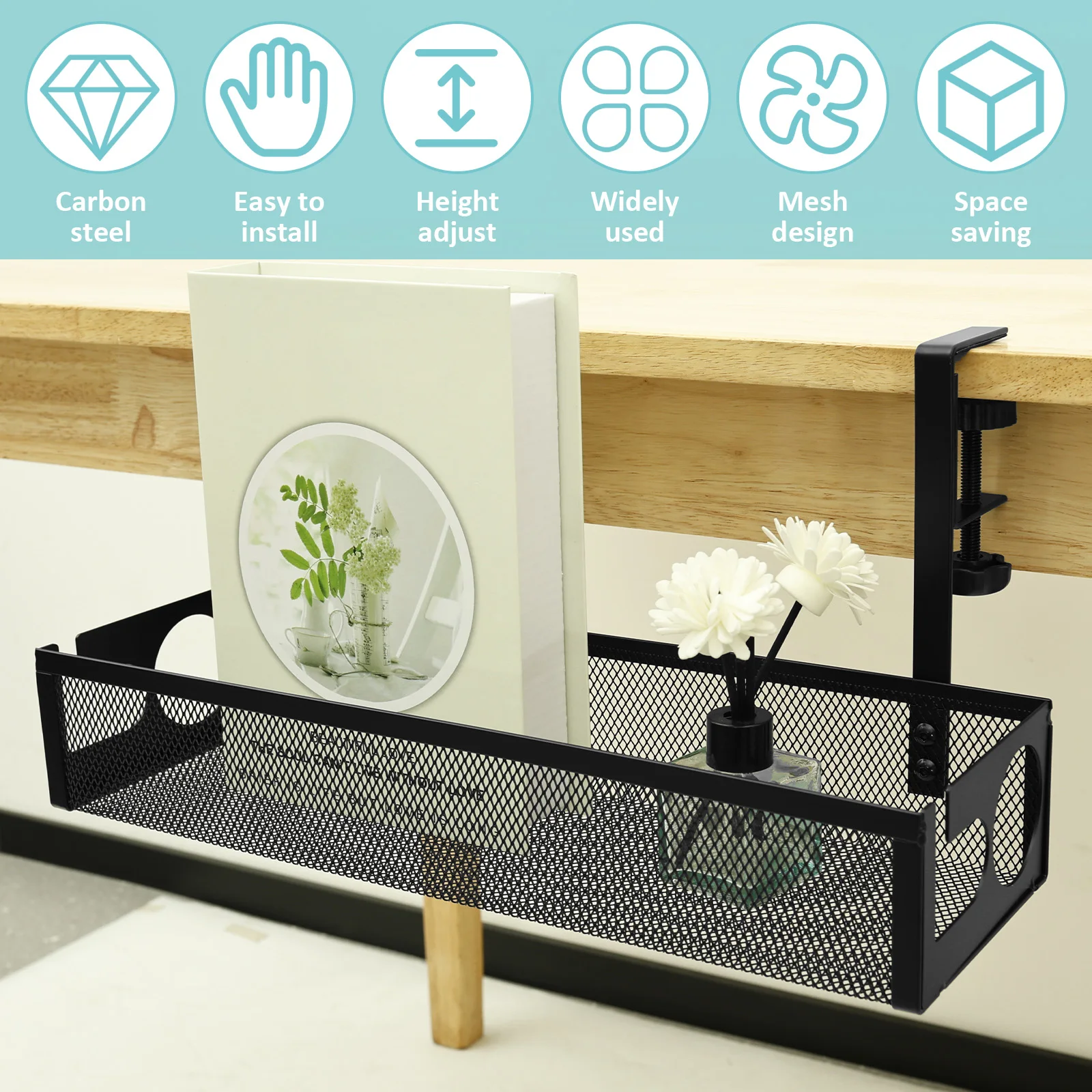 under-desk-cable-management-tray-no-drilling-space-saving-under-desk-wire-holder-with-clamp-power-strip-cord-holder-for-home
