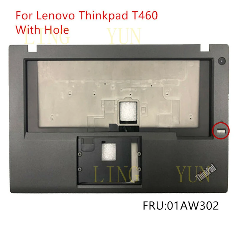 

Новый верхний корпус (пальмрест) с рамкой клавиатуры для Lenovo Thinkpad T460, артикул 01AW302