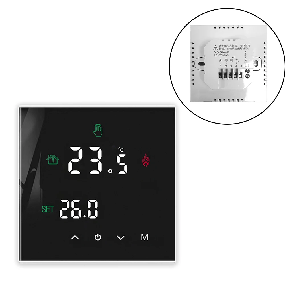 Seasonal Heating Control Mobile Remote Thermostat 7-day Programmable Heating Group Control Capability For AIexa