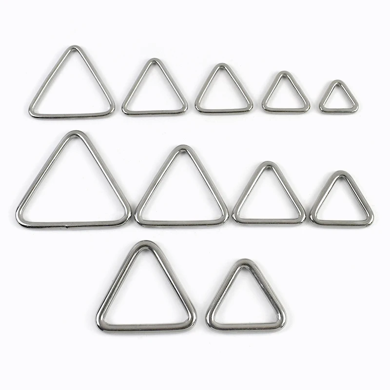 

5P Stainless Steel Ring Buckle for Bag Strap Belt Backpack Connector Hook Pet Leash Webbing Clasp Loop DIY Hardware Accessories