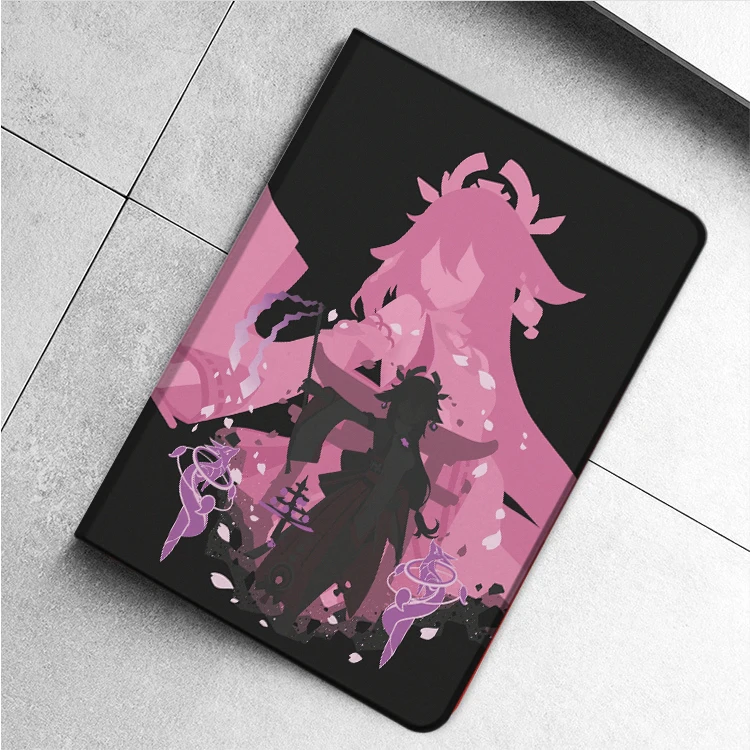 

Genshin Impact Yae Miko Case For iPad 10.2 7th 8th Air 2 3 Mini 1 2 3 5 Case Luxury Silicone For iPad Air 4 iPad Pro11 Case