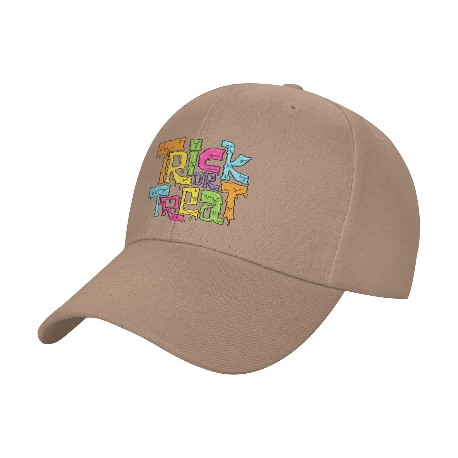 Trick Or Treat Trucker Baseball Cap for Men Women Golf Hats Adjustable Dad Hat