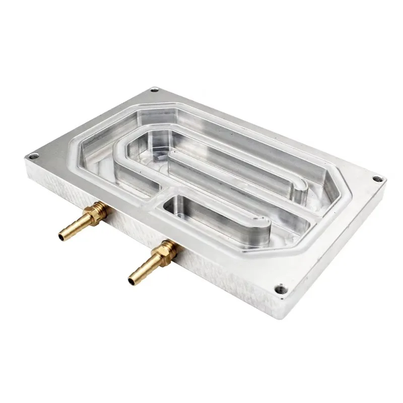 DK72550T Water-Cooled Motor Controller Heat Sink, Aluminum Substrate Cooling Plate for Top Width Electronic Control