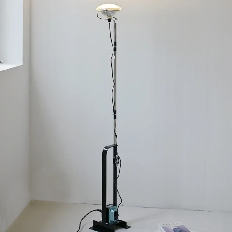 

Floor lamp living room with a sense of luxury, retro and nostalgic. Vertical and adjustable floor to ceiling