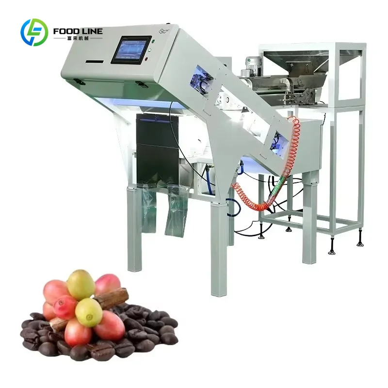 Belt CCD Optical Color Sorter for Coffee Bean Cherry Grain Seed Sorting Machine Equipment Custom