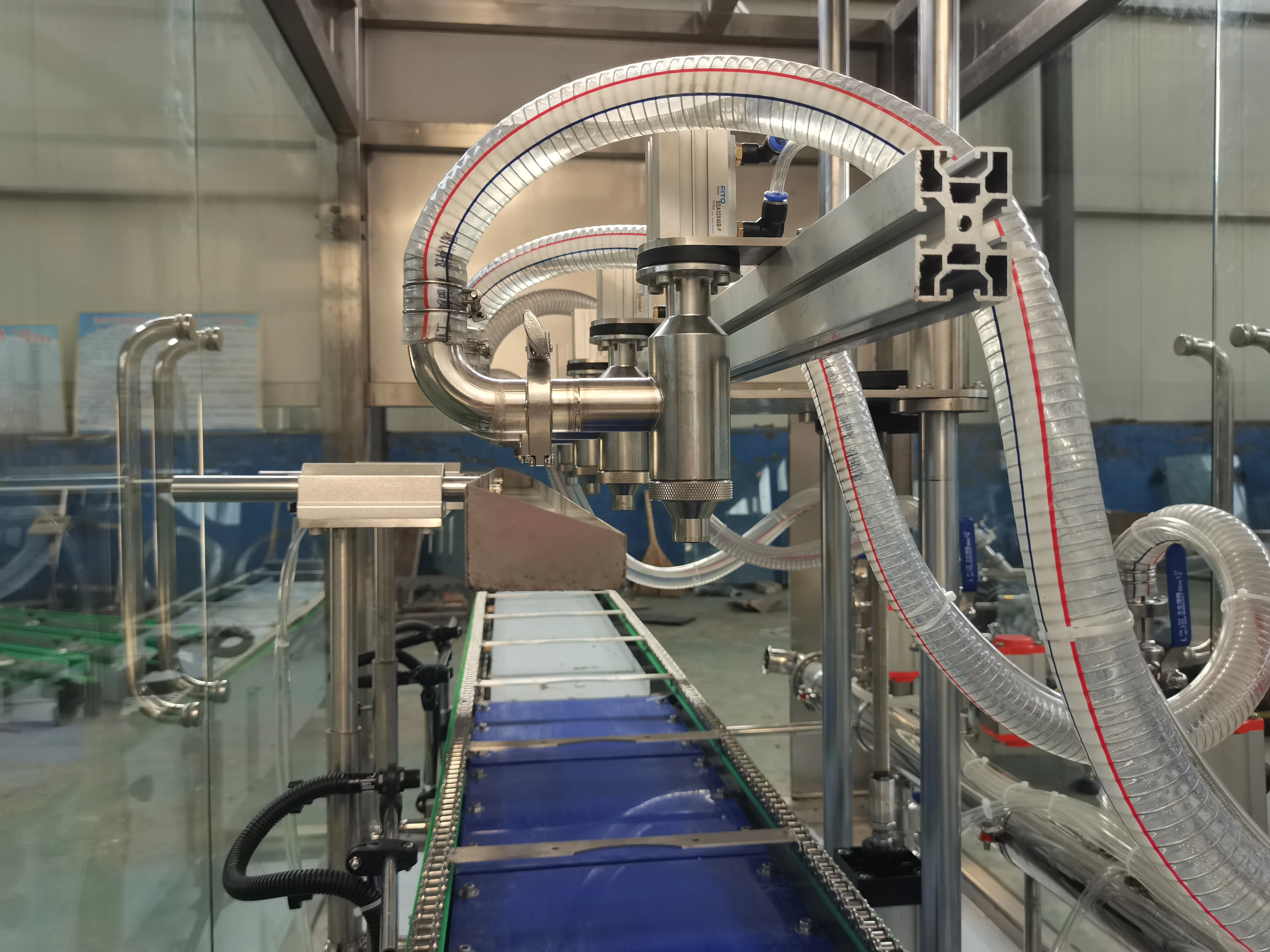 معجون زيت التشحيم الأوتوماتيكي جيري يمكن طبل تنظيف زجاجة زيت سائل آلات تعبئة السوائل 5000 مل