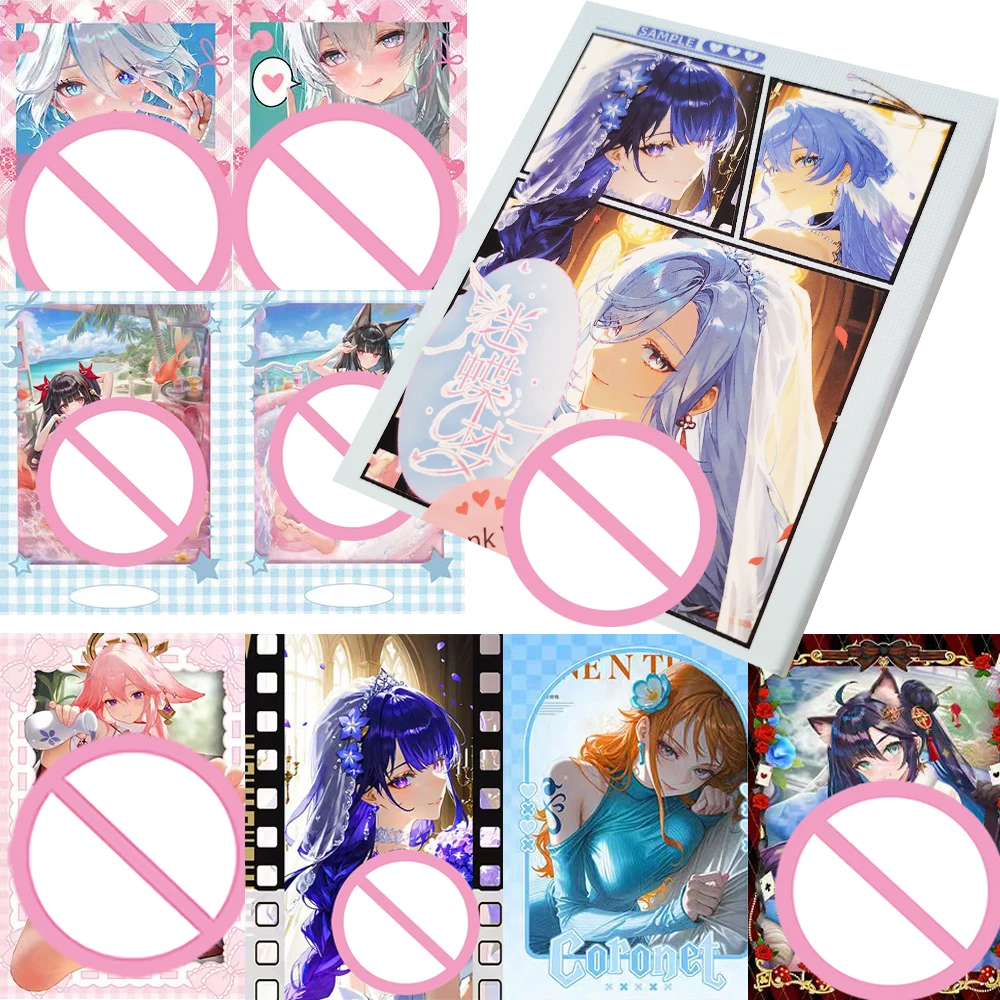 

Charming Butterfly Dream Anime Game Character Collection Cards Beautiful Girl Private Temptation Goddess Story Hobby Cards Gifts