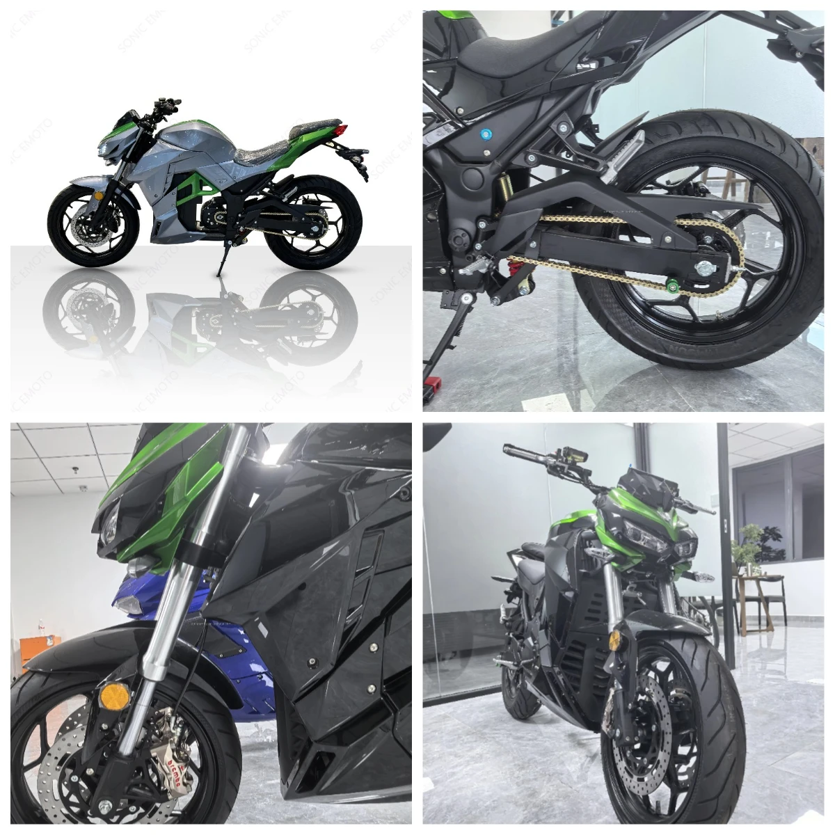 

Luyuan Motorcycle Wuxi Manufacturer's Popular Z1000 Off-Road Electric Scooter For Adults 140KM/H Fast 150KM Range 5000W Max Powe