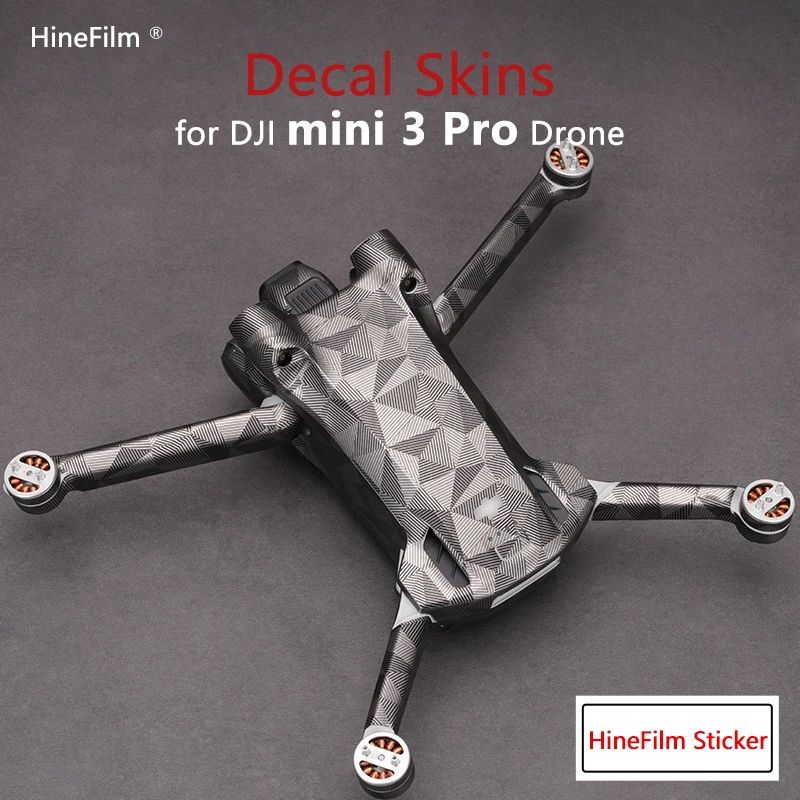 DJI Mini 3 Pro Drone Premium Decal Skin for DJI Mini3 Pro Protector Cover Film Sticker Protector Anti Scratch Court Wraps Cover