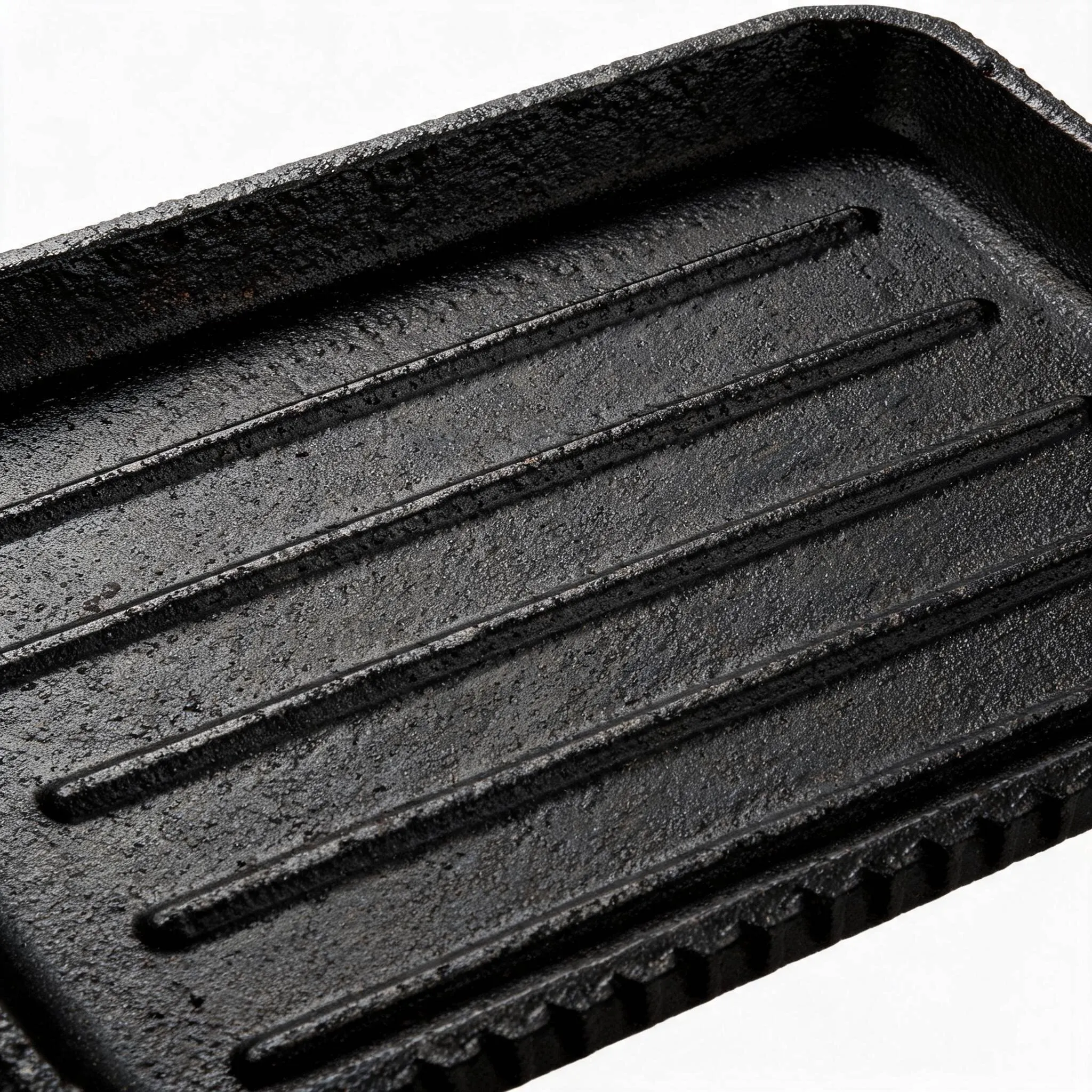 Cast Iron For teppanyaki Grill Plate 25x17cm Square for Korean BBQ Griddle Steak Cooking Flat for top Commercial Use