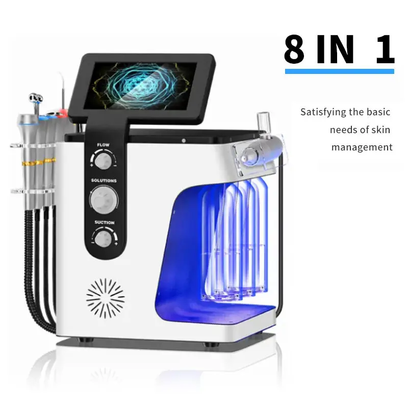 جهاز تدليك الوجه الجديد المتخصص 8 في 1 لشد الجلد ورفع الوجه، معدات التجميل للاستخدام المنزلي #2