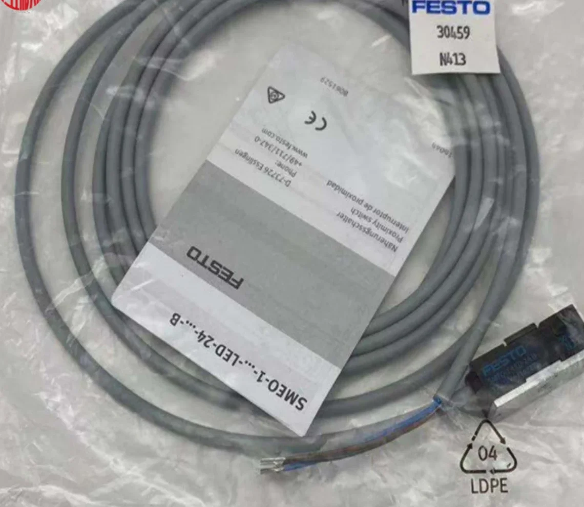 3-conductor cable proximity switch SMEO-1-LED-24-B 30459 NO contact