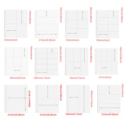 A4 Kpop Photocard Binder Sheets 1 2 3 4 6 8 9 10 Pocket Sleeve PVC Acid Free 4x6 Photo Album Refill Pages Postcard Sleeves 10×15