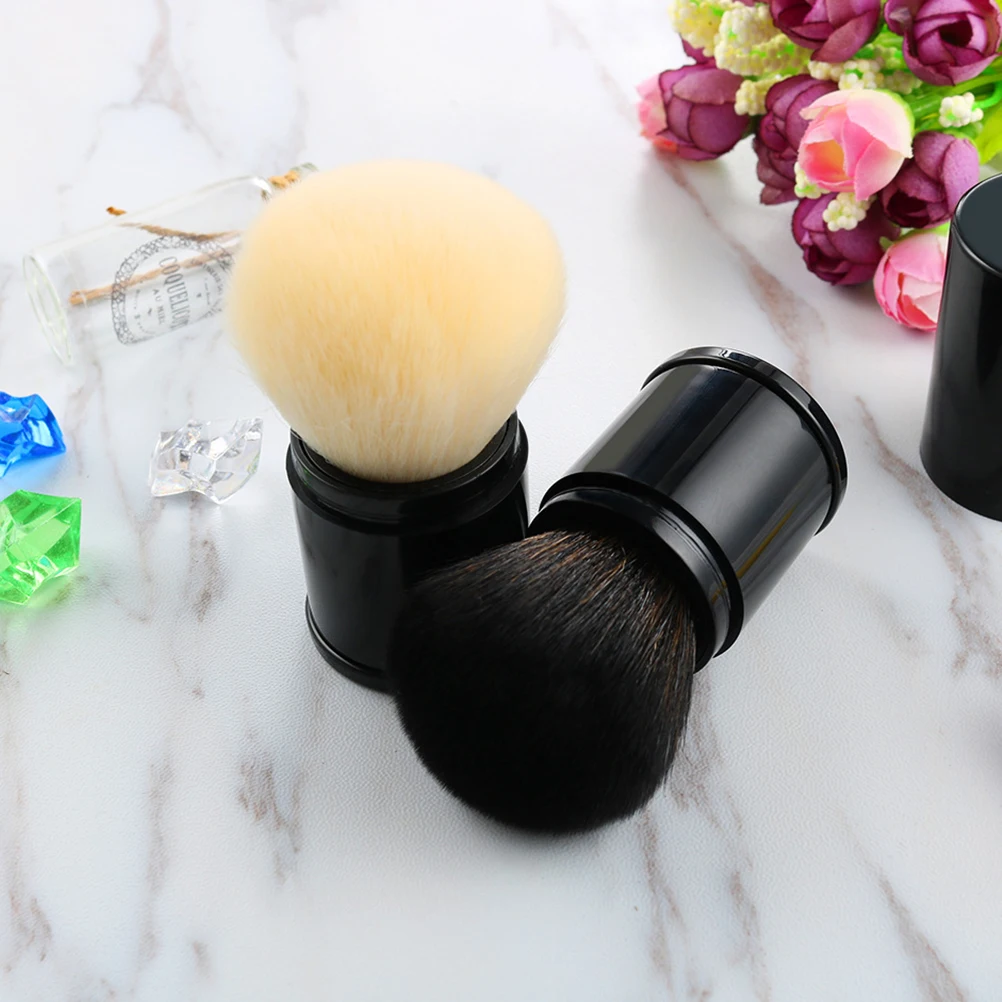 Premium make-upborstelset Witte vezel Professionele borstels voor poederblush Foundation Duurzame zachte haren Gemakkelijk