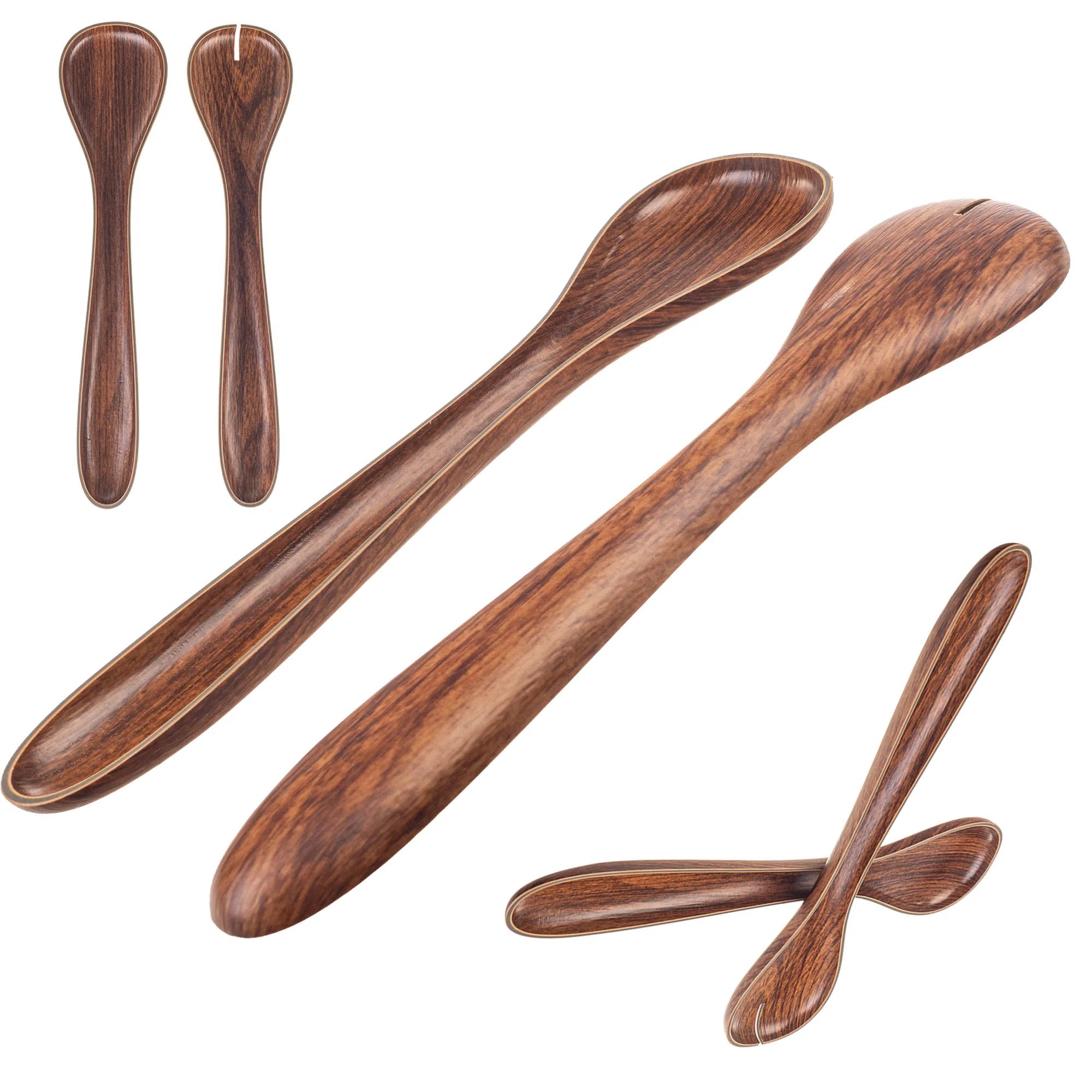 KADAX Slakelepel Set Salade Bestek Plastic Keuken Lange Set