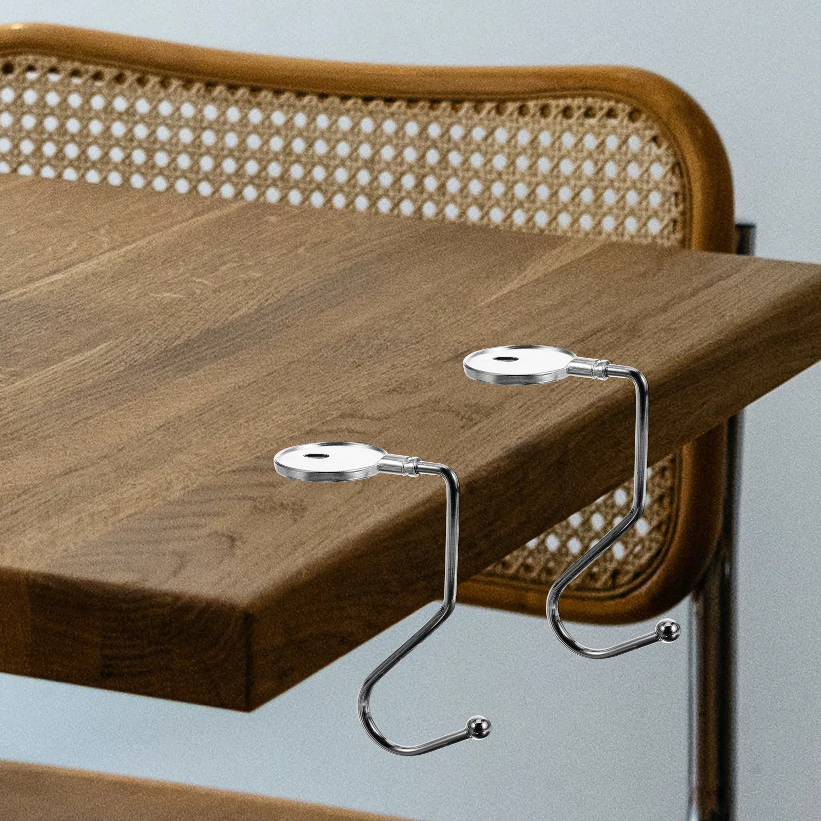 

10Pcs Purse Hooks Hanging Bag Hangers Lightweight Table Handbag Holders Portable Desk Office Student Use Convenient Tool