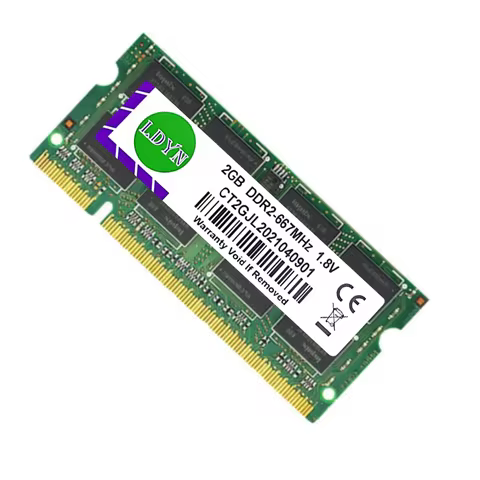 Memory RAM DDR2 for Laptop 2GB 4GB 667 800MHZ PC2-5300 6400 SODIMM 1.8V 204PIN Non-ECC Unbuffered Notebook memorias ram
