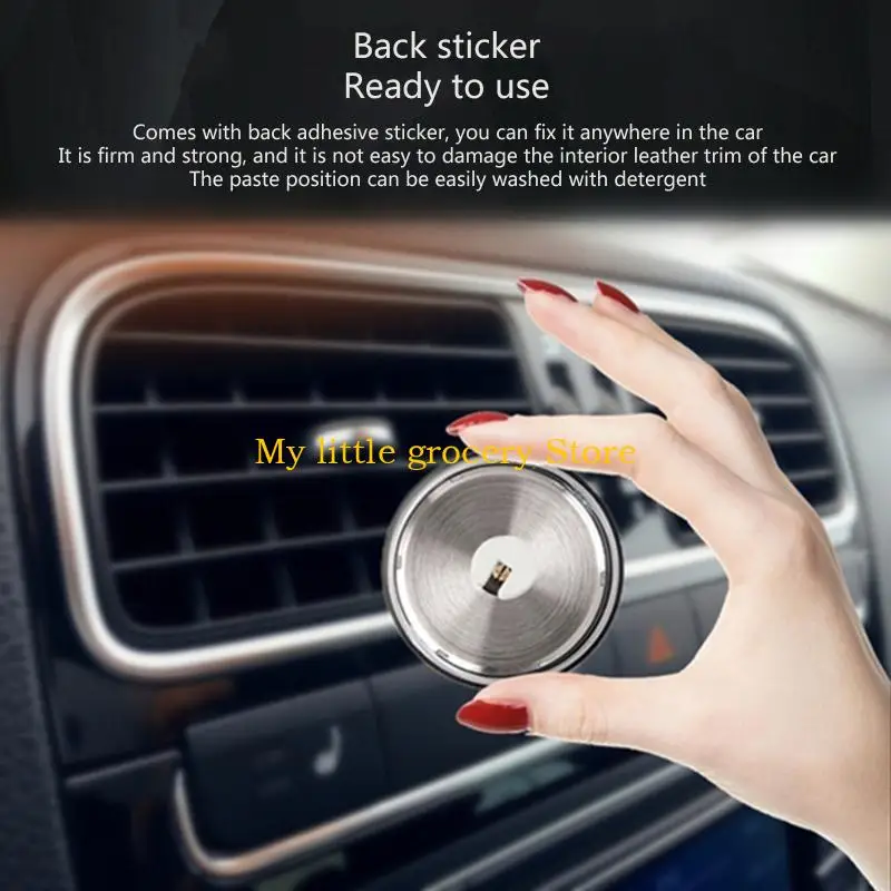D5BD Car Interior Accessories Mini Hygrometer Thermometer Dashboard Ornament Car Part