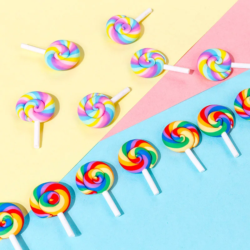 Cute Kawaii Rainbow Lollipop Photographing Props Food Children's Toys Clothing Shooting INS Background Decorative Photography Ac