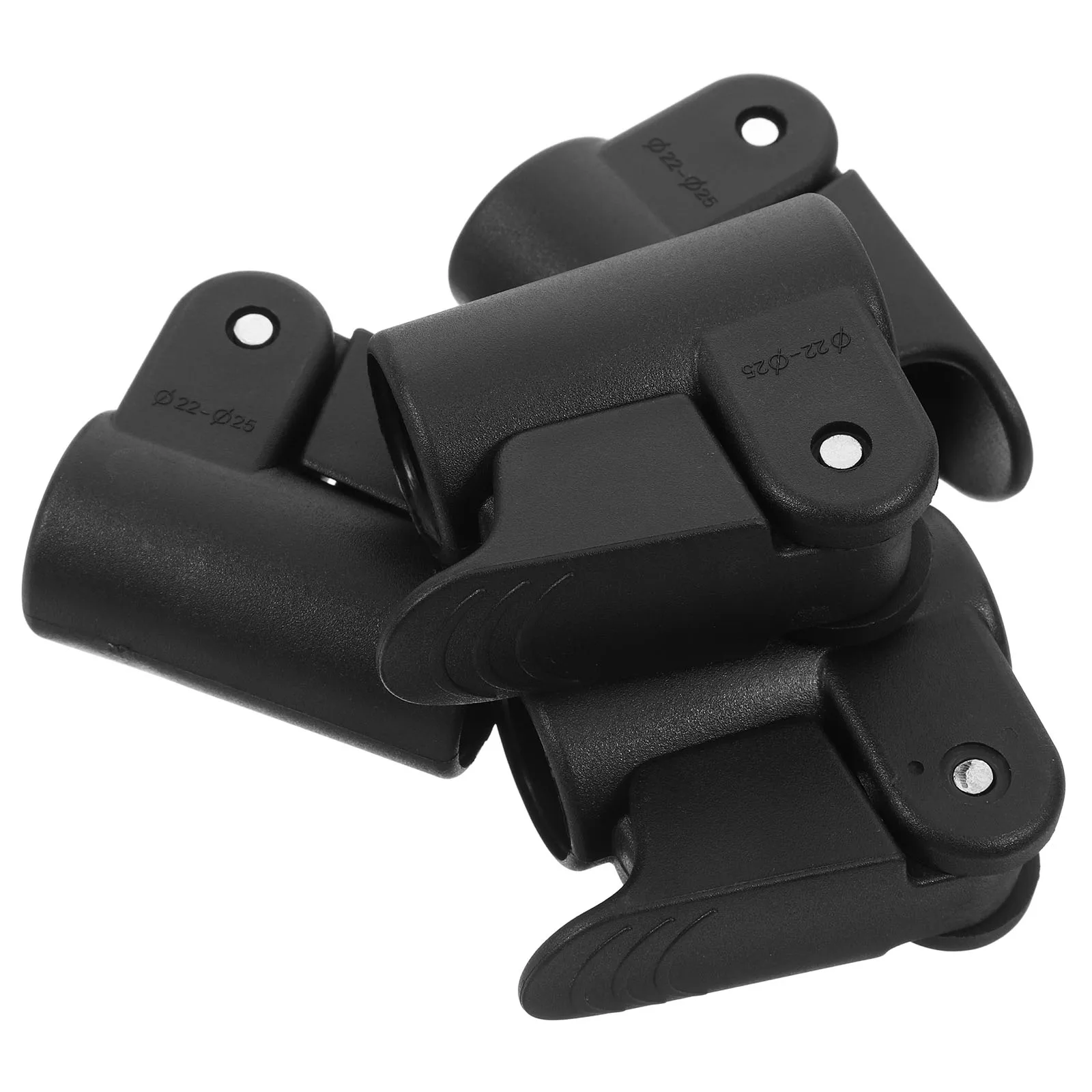 

4pcs Tent Clamps 22-25mm Adjustable Fasteners ABS Material Replacement Parts Camping Hiking Plastic Connectors