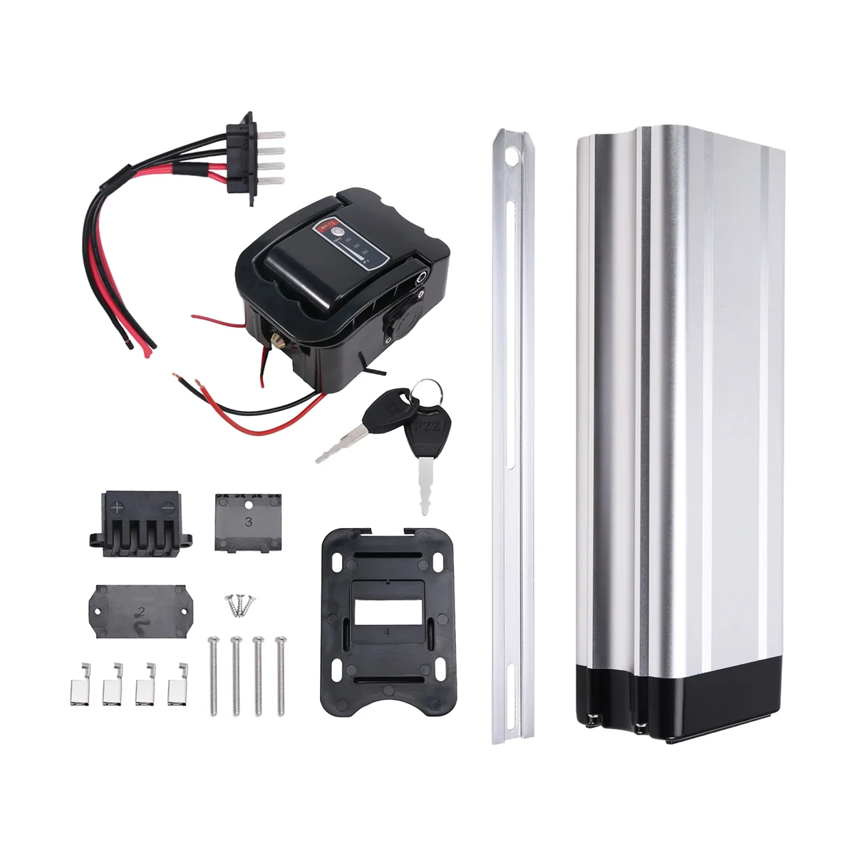 

ABME Ebike Battery Box 18650 Cells Чехол для литиевой батареи Коробка для электрического велосипеда Чехол для батареи Ebike 36 В